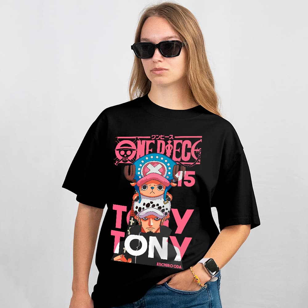 Camiseta Básica Tony Tony Chopper One Piece Anime Casual