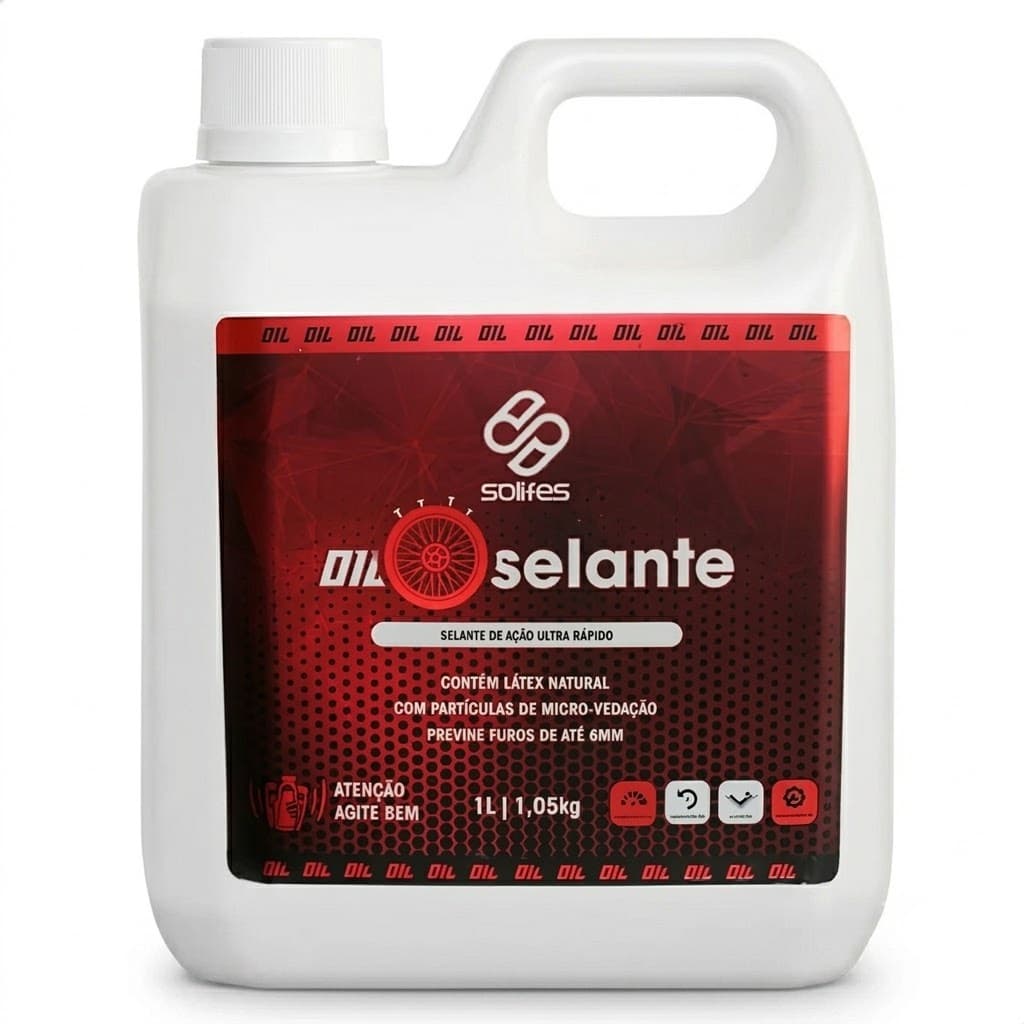 Selante Tubeless Solifes 1 Litro Bike Veda Furos MTB Muito Rápido