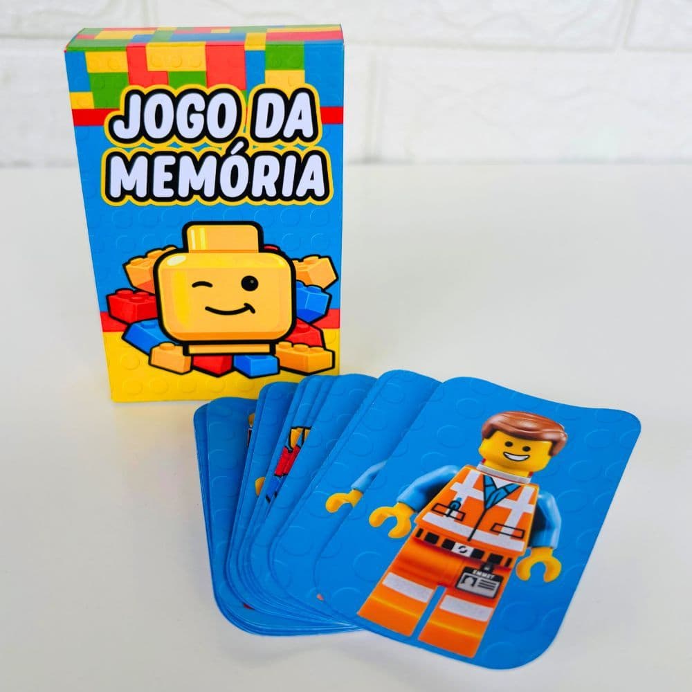 Jogo Da Memória Lego / Personalizado / Lembrancinha de Festa /Aniversário