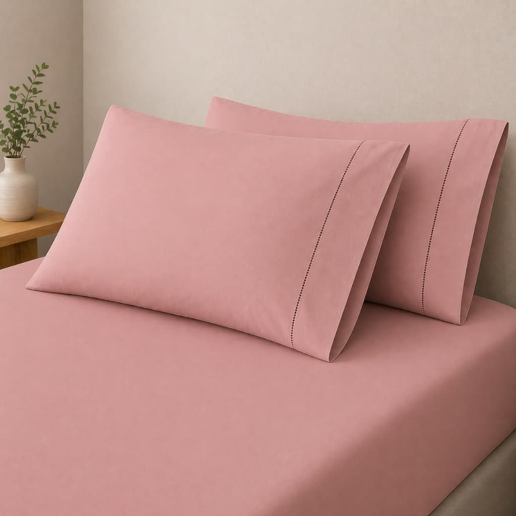 08 Fronhas Premium Micropercal 400 Fios – Toque Macio e Luxo para a Cama