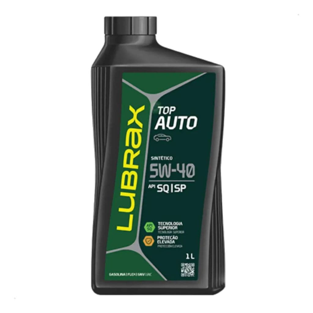 Óleo Lubrificante Lubrax Top Auto 5W40 Sintético API SQ/SP 1L
