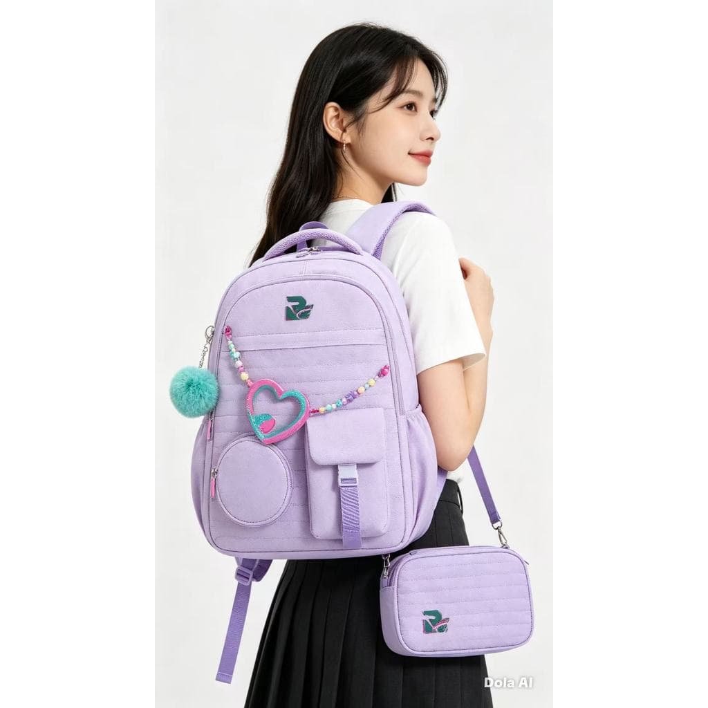 Bolsa de ombro de três peças para viagem Mochila de senhora Mochila de estudante Mochilas de grande capacidade