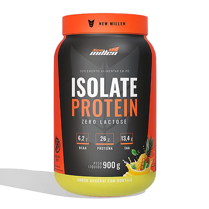 Proteína Isolada Bovina New Millen 900g - Zero Lactose e Alta Absorção