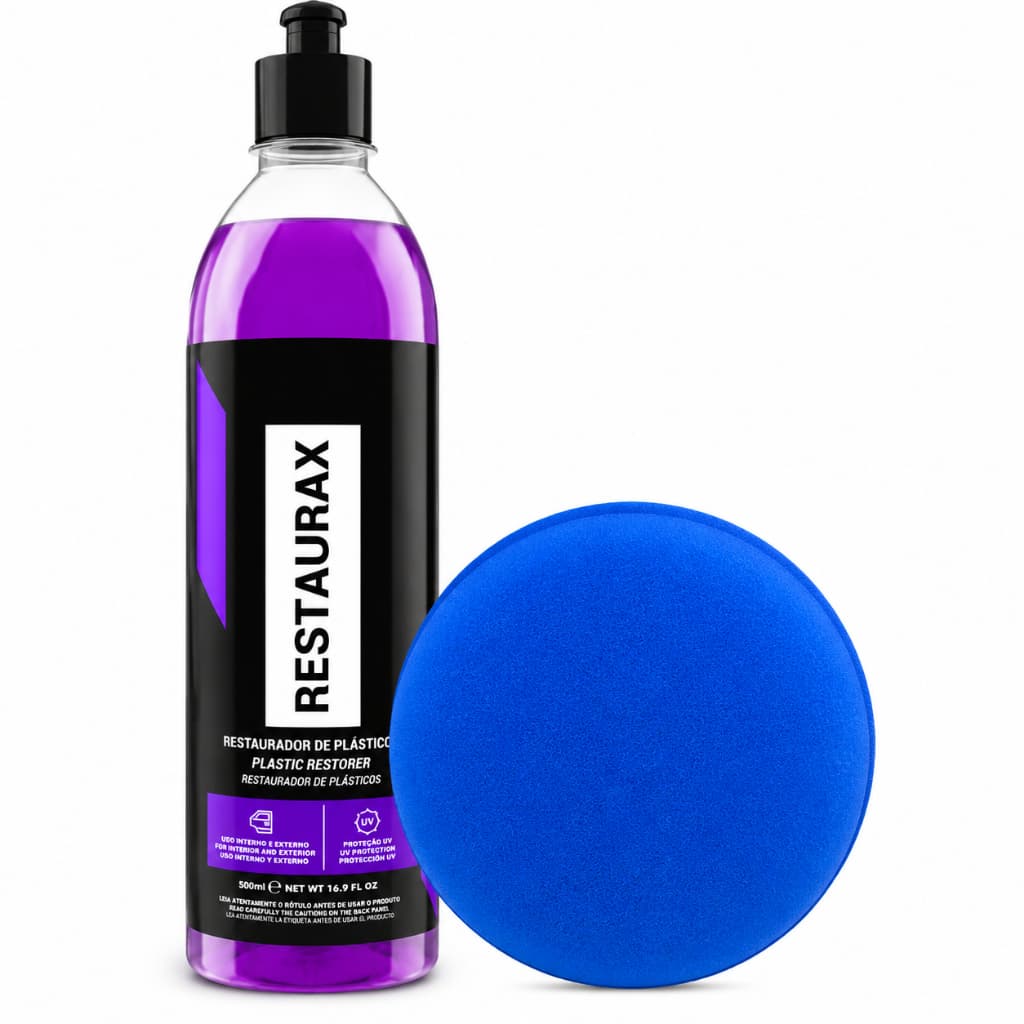 Restaurador revitalizador plásticos Restaurax + aplicador