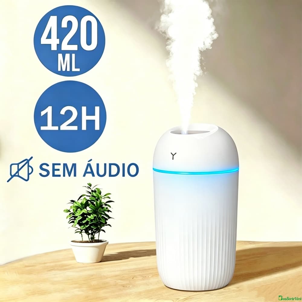 Umidificador De Ar Aromatizador USB Difusor Purificador De Ar Para Quarto Spray De Ambiente