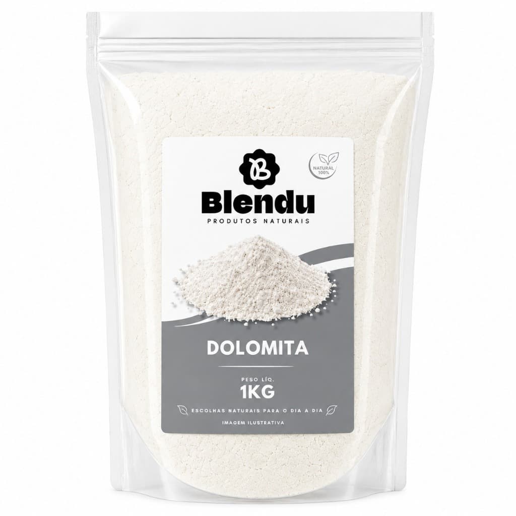 Dolomita em Pó Pura Natural Skincare Facial e Corporal Efeito Pó de Porcelana Manchas Pré e Pós Depilação