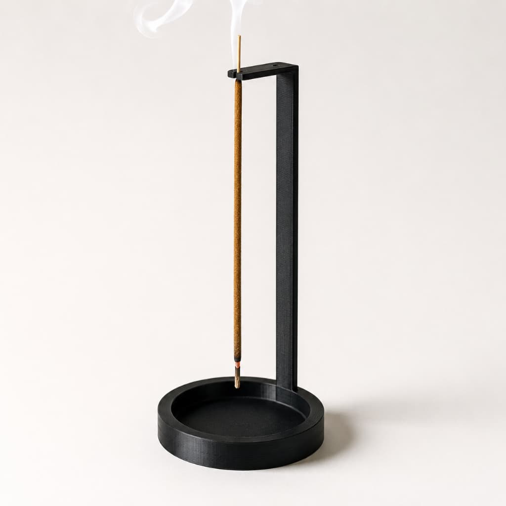 Incensário Invertido Minimalista Suporte para Incenso Decorativo Moderno para Ambiente Sala Quarto