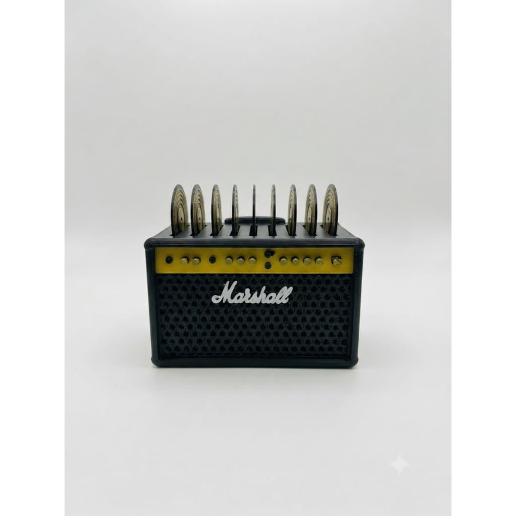 Porta Palheta Amplificador Violão Guitarra Baixo Suporte para Palhetas Musica Caixa de Som - BRINDE 9 Palhetas