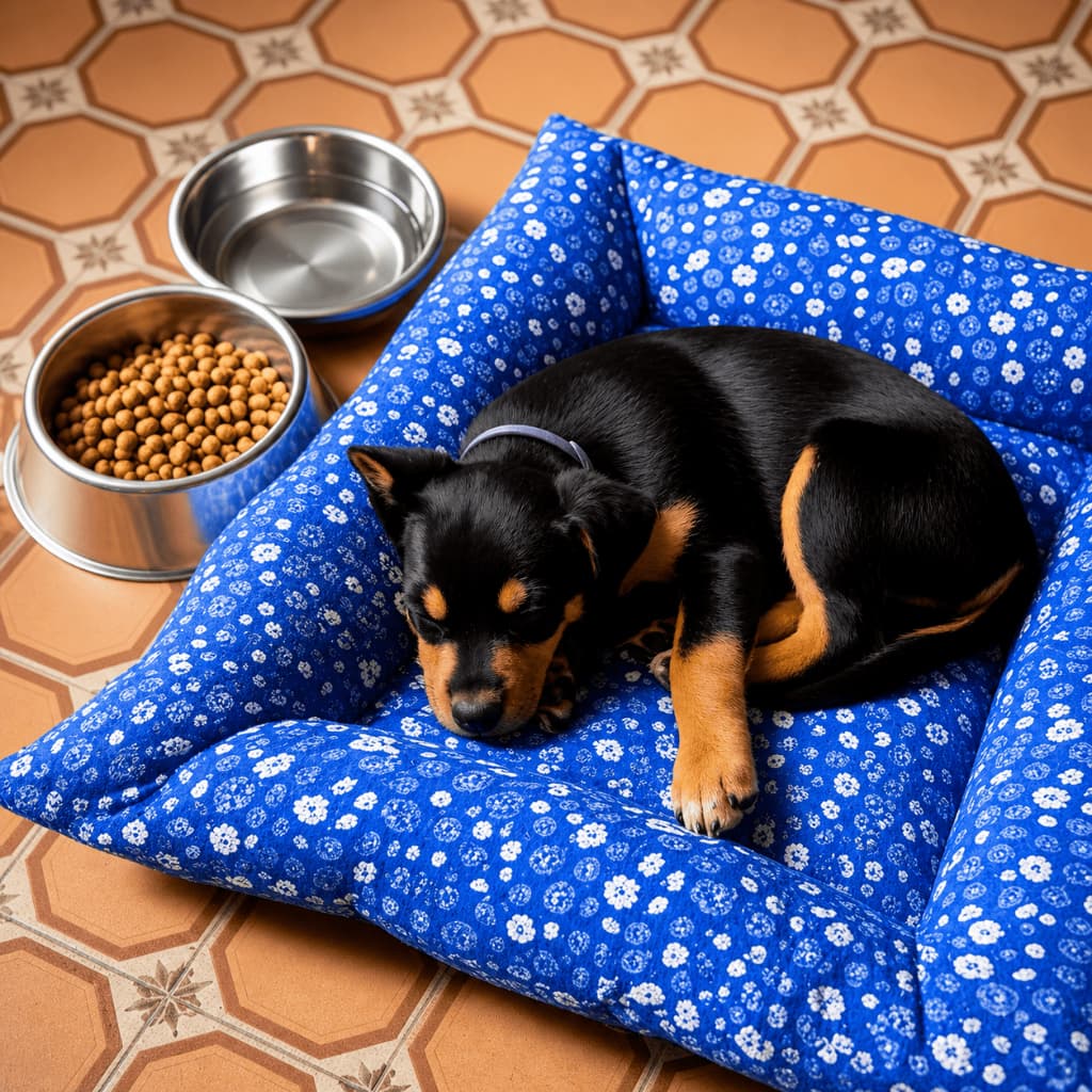 Colchonete Pet Caminha Almofada para Cachorro ou Gato Cama Premium Térmica com Zíper Lavável