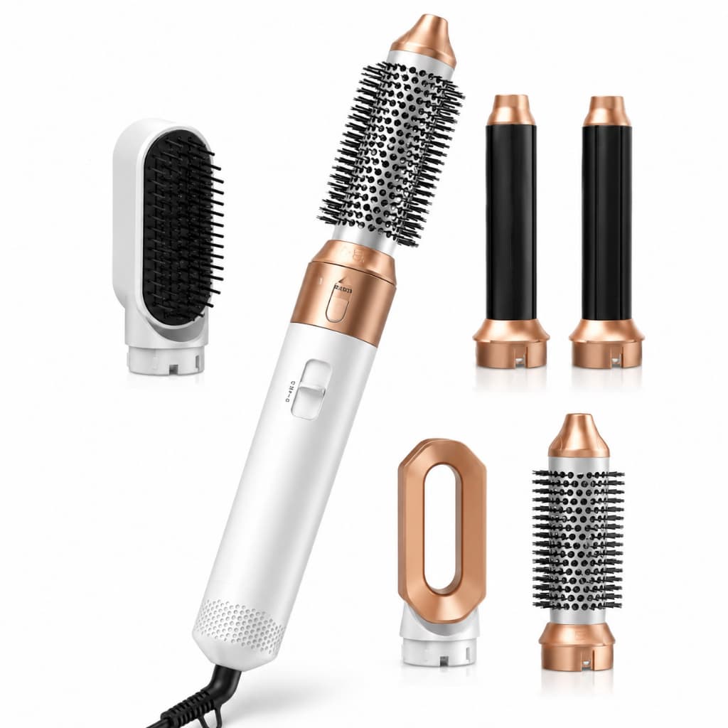 Escova Modeladora Profissional 5em1 Ar Quente Anti-Frizz 110V