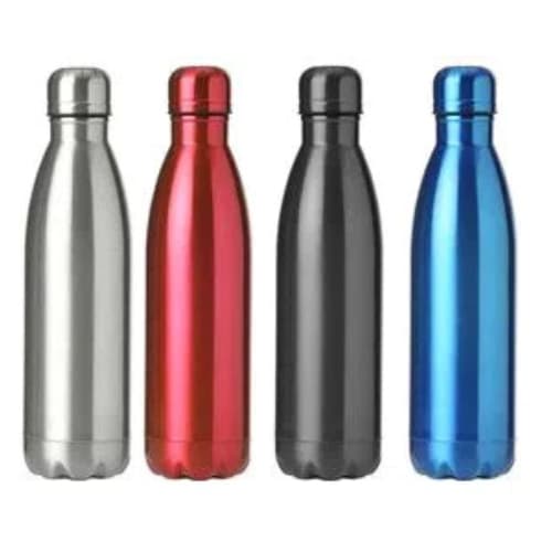 Garrafa de Água 750ml em Aço Inox Boliche Squeeze Caminhada Academia Livon