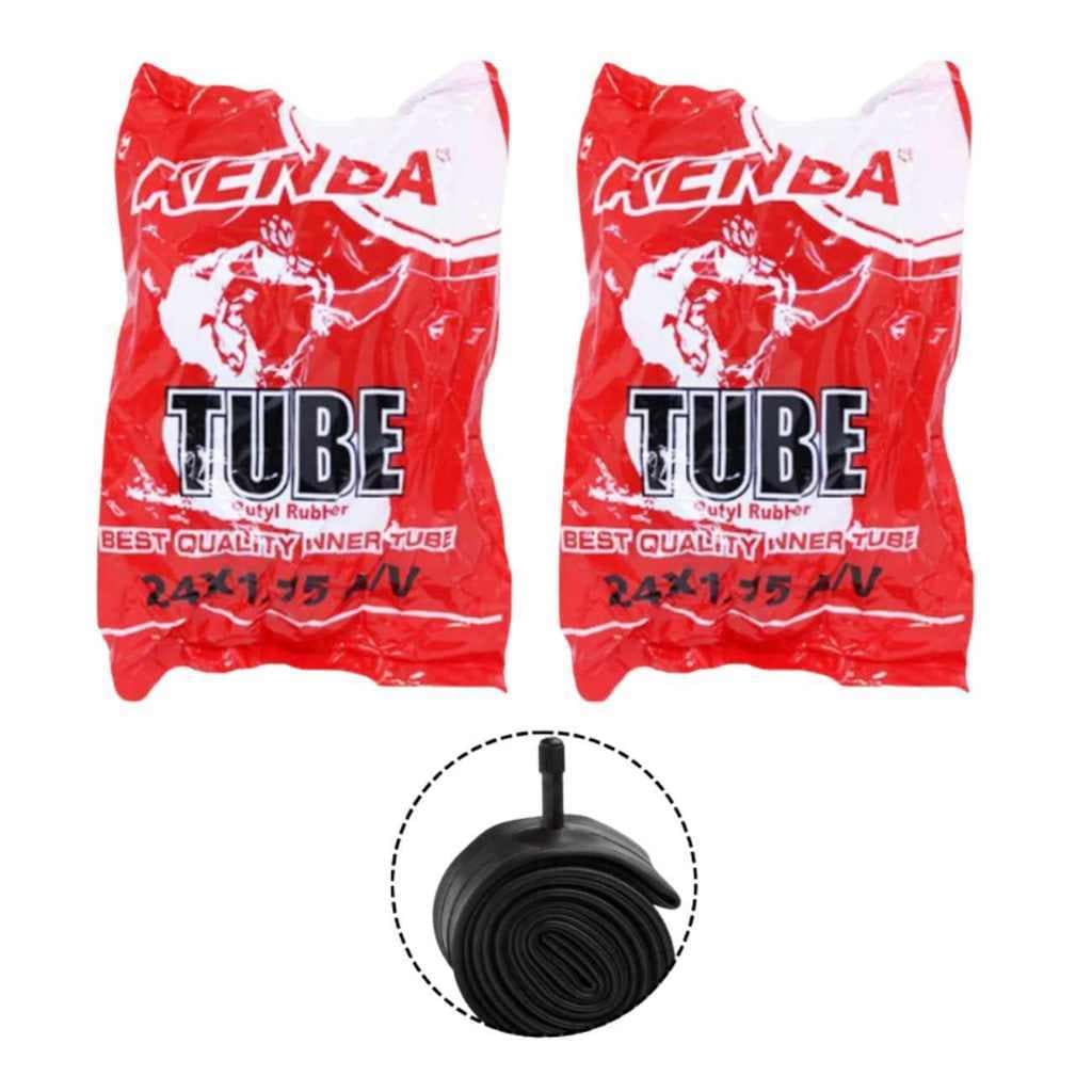 Par de Câmaras de Ar Kenda Aro 24 - Resistência e Vedação Superior, Elasticidade Superior, Fácil Instalação