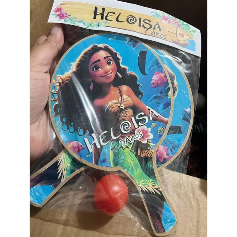 KIT RAQUETE DE PING PONG PERSONALIZADA COM TODOS OS TEMAS LEMBRANCINHAS DE ANIVERSARIO INFANTIL