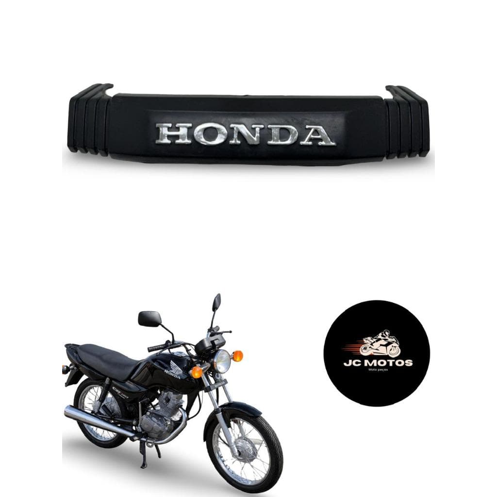 EMBLEMA FRONTAL CG 125/TODAY/TITAN 125 95-99 PRATA