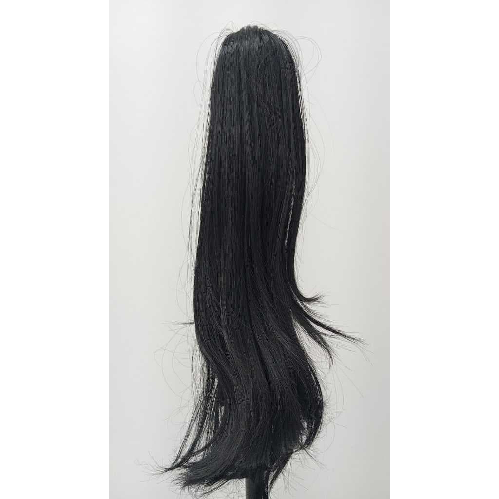 Extensão Rabo de Cavalo Preto Liso Bio Humano