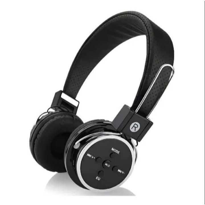 Fone de Ouvido Bluetooth Sem Fio Headset B-05 com Micro SD e Rádio FM PRETO