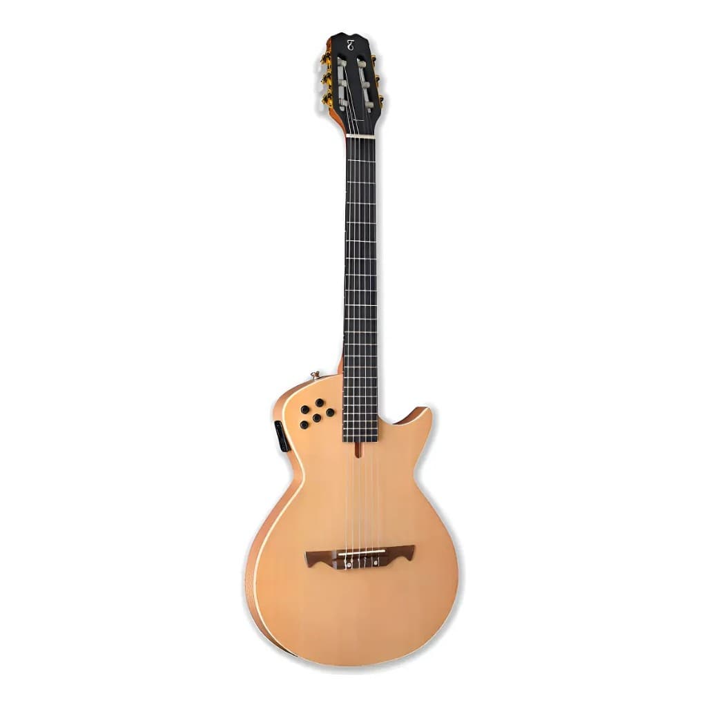 Violão Elétrico Tagima Modena Nylon Corpo Sólido Natural Satin Nut Osso