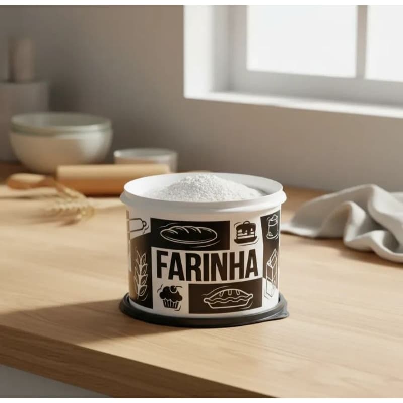 Tupperware Caixa Farinha 1,8kg