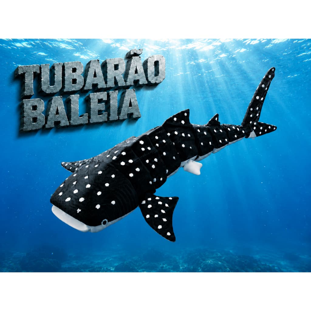 Tubarão Baleia Articulado 3D Brinquedo Flexível Decoração Oceano Presente