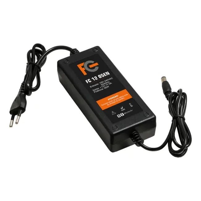 Fonte Desktop 12v 5a Fc1205en 2 Anos Garantia