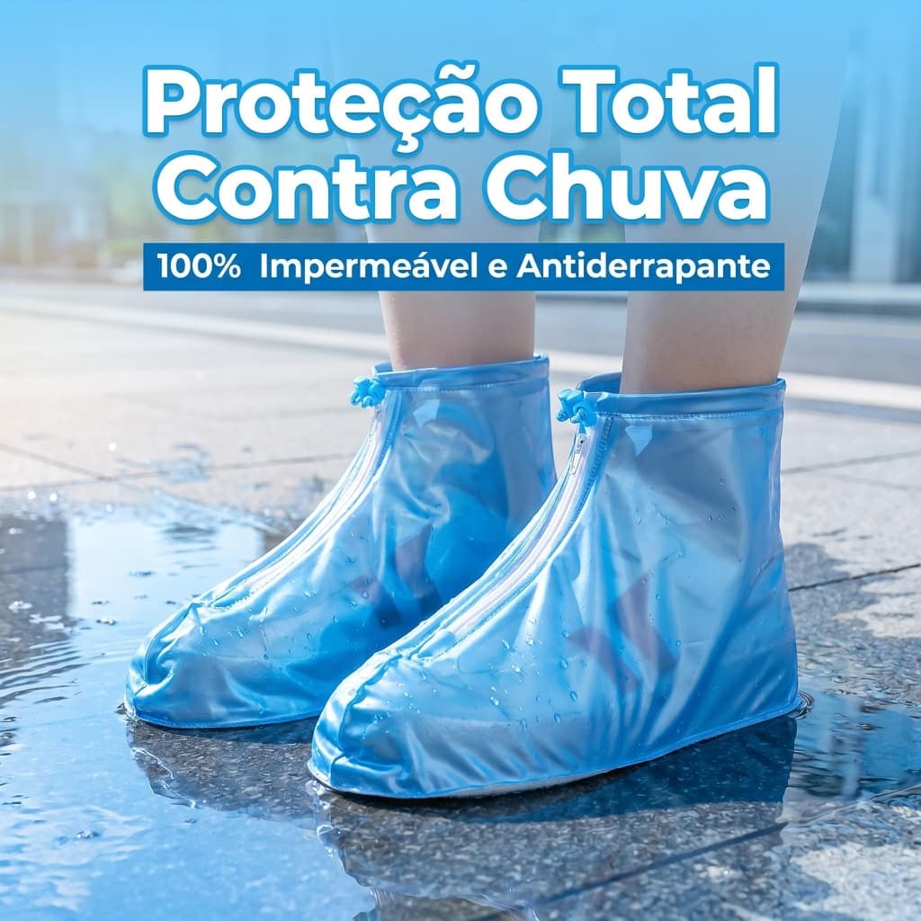 Protetor de sapato de PVC para viagem e atividades externas