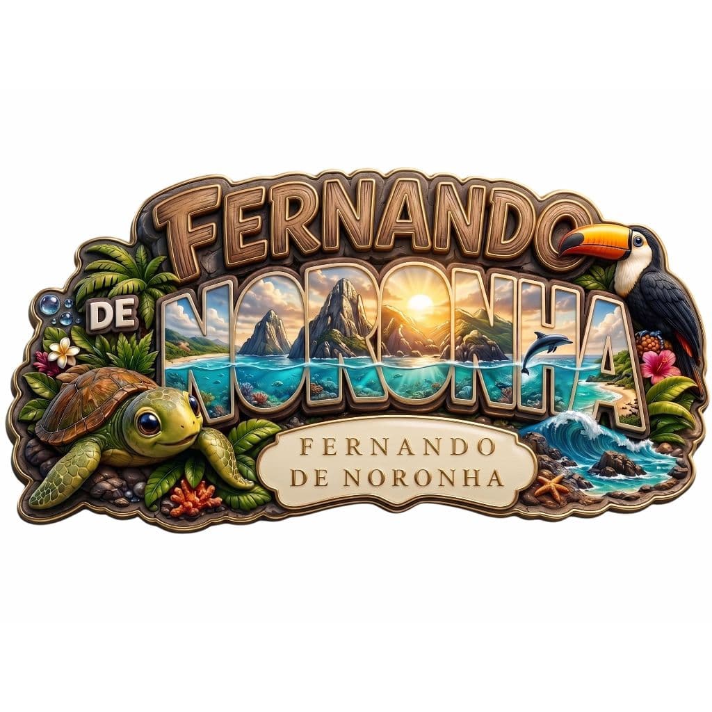 Ímã de Geladeira Fernando de Noronha