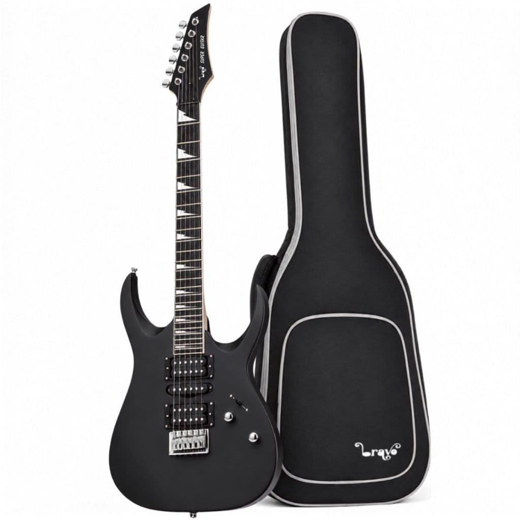 Guitarra Elétrica Bravo Music BSG330 Super Stratocaster 6 Cordas Profissional
