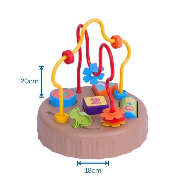 Aramado Educativo Capissori Mercotoys – Brinquedo Didático de Coordenação Motora +12 Meses