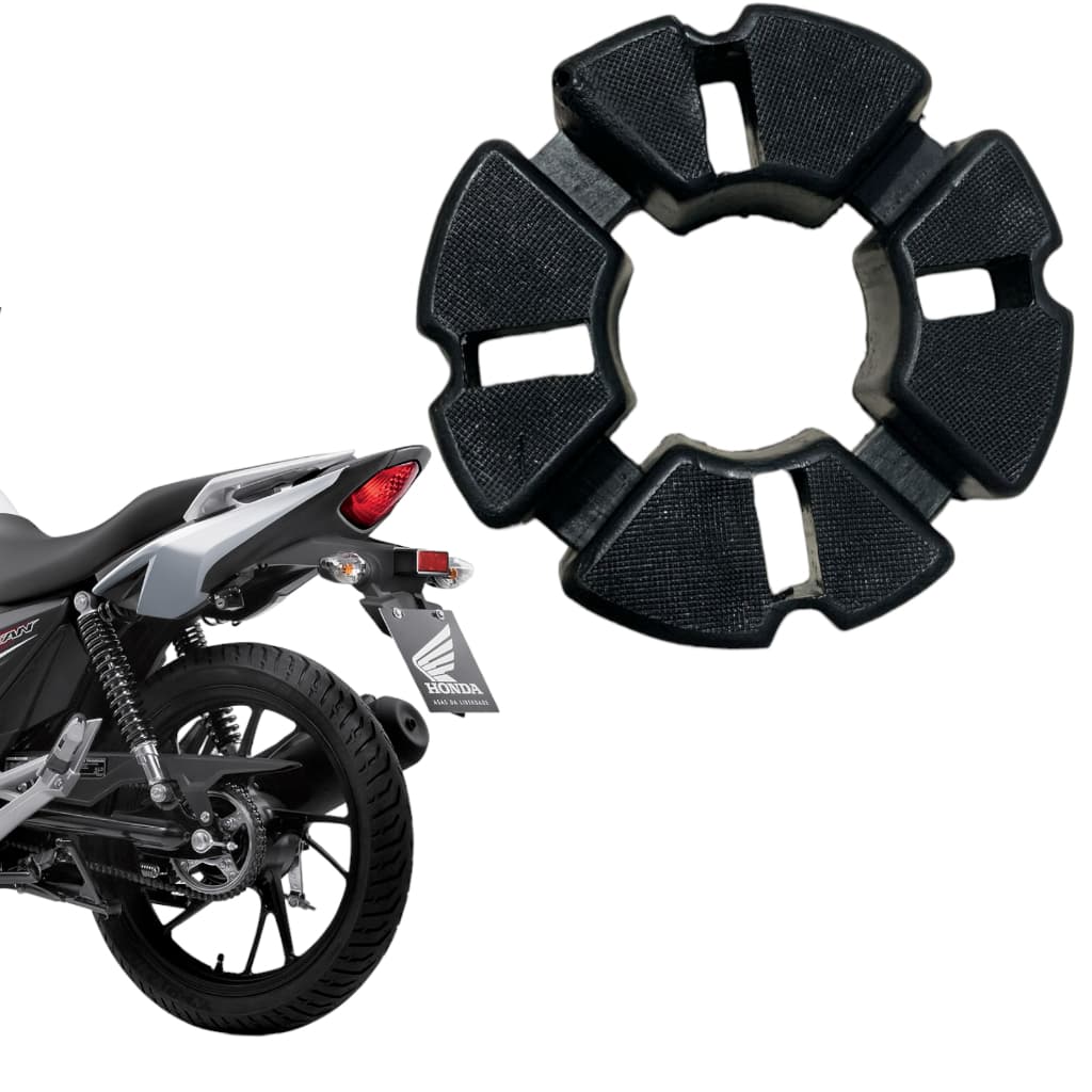 Bucha coxim coroa acoplada titan/fan/start 160
