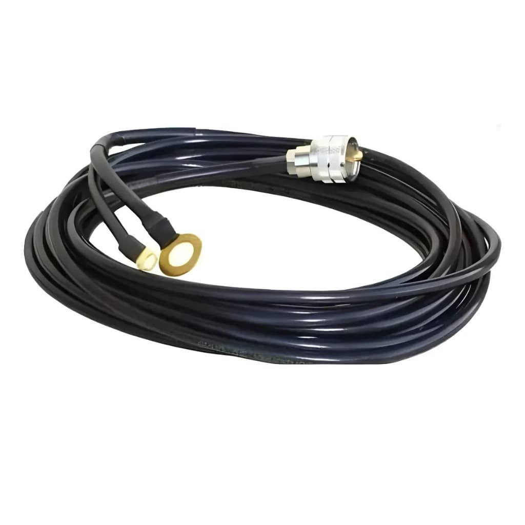 Cabo para Rádio PX Conector UHF Macho 5,5 metros SOLDADOS