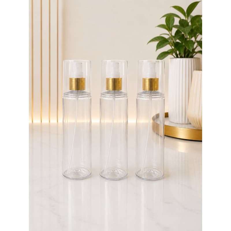 Kit 03 Frascos 200ml - Body Splash e aromatizador - frasco válvula, tampa