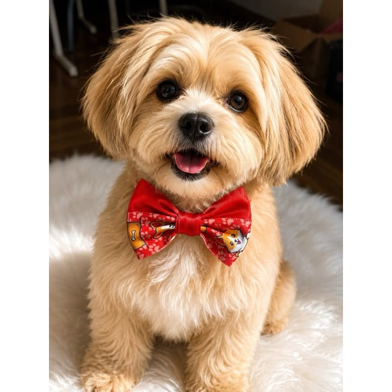 Laço Pet para Cachorro e Gato, Gravata Borboleta, Cores Variadas, Acessório Pet