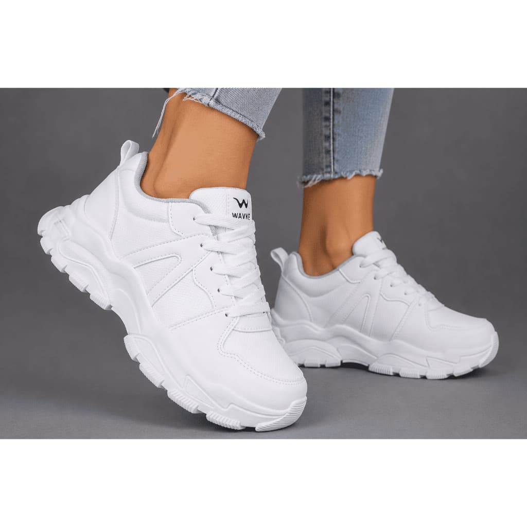 Tenis Plataforma Feminino Lançamento Confortável Versatil Chunky