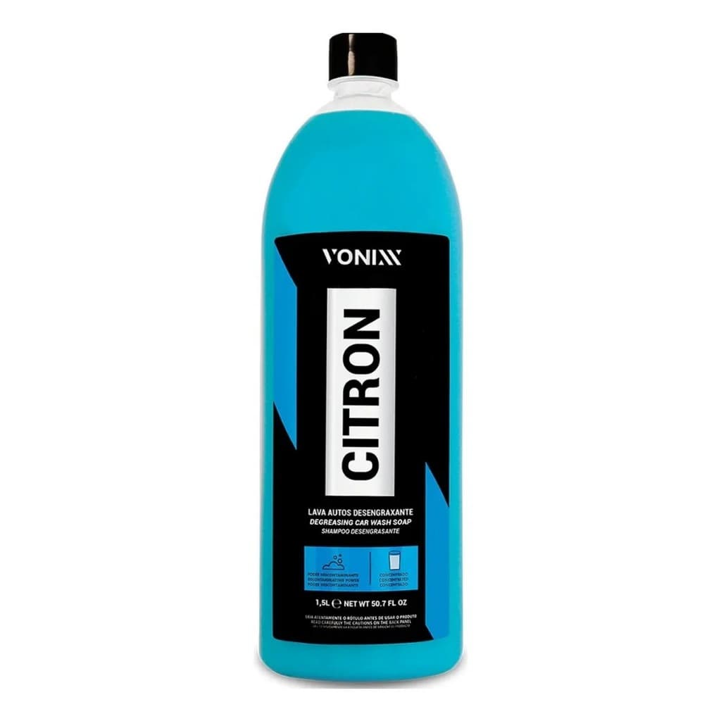 Shampoo Desengraxante Automotivo Vonixx Citron 1,5L Limpeza Profunda