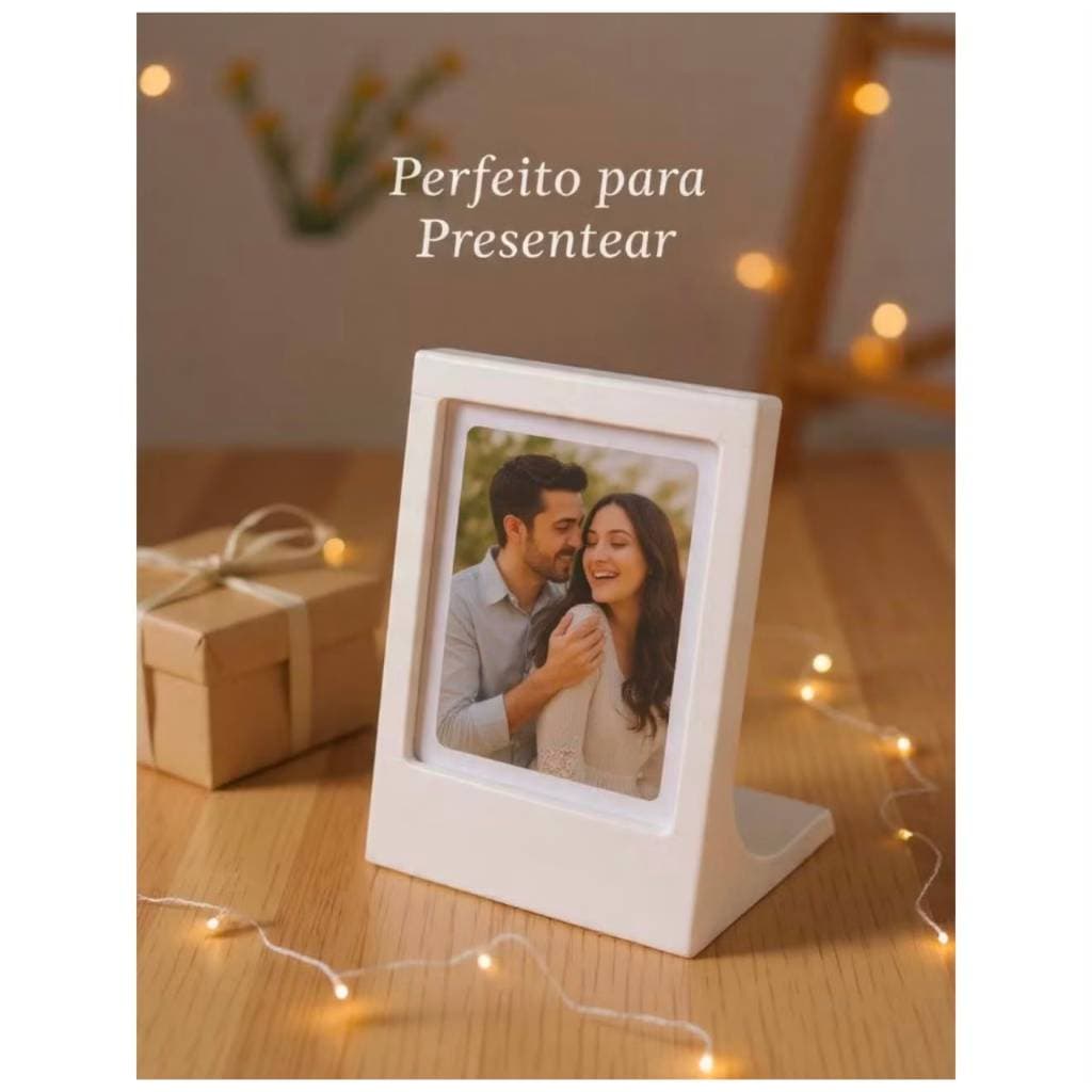 Kit 3 Porta Retratos Polaroid Instax Mini Decorativo Moderno 3D