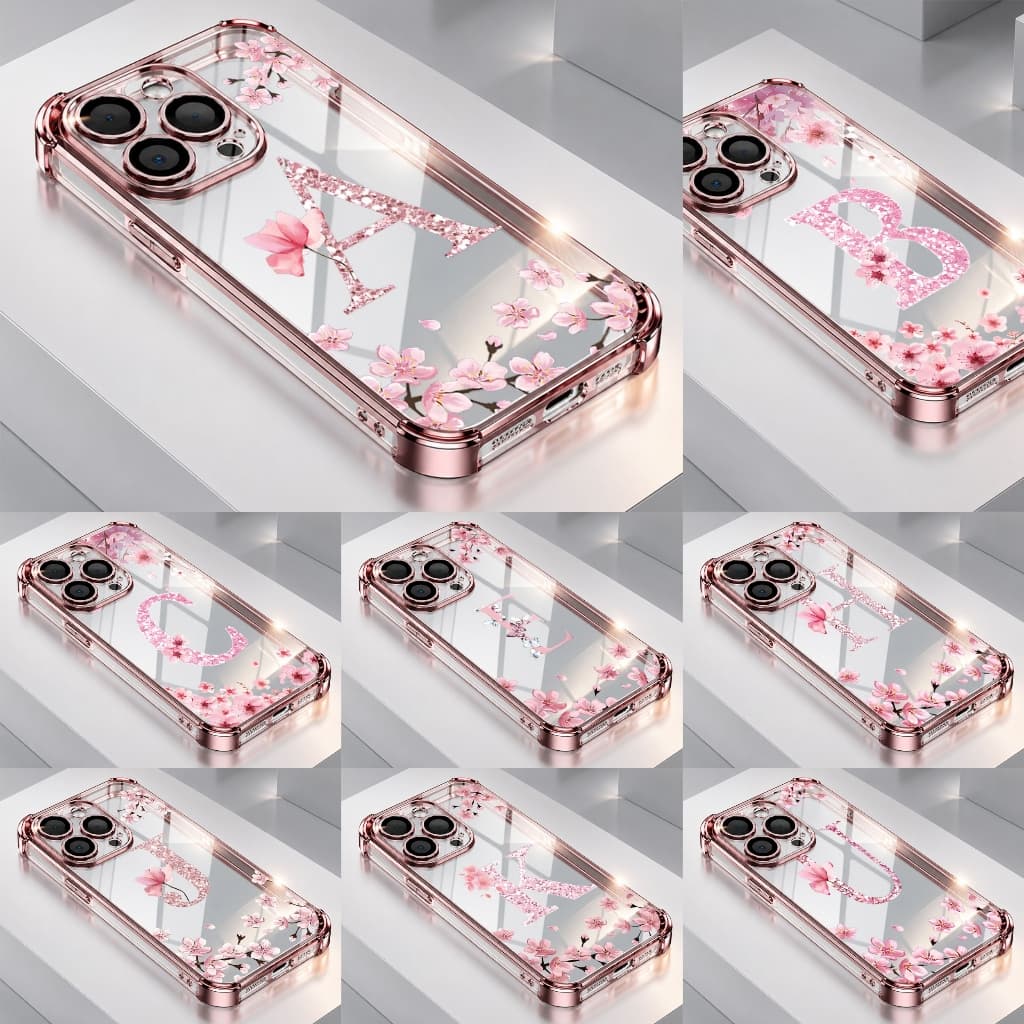 26 Letras Customization Capinha Para iPhone 11 PRO MAX Carta Personalizada Proteção De Silicone Macio Capa