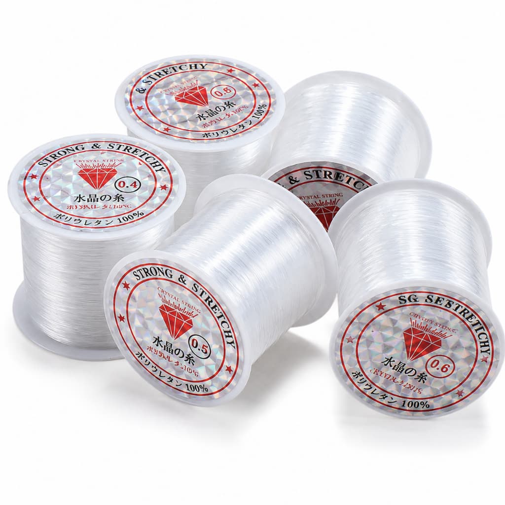 Fio Strech Lastex 1.0mm Com 100m cada rolo Strong & Stretchy Nylon