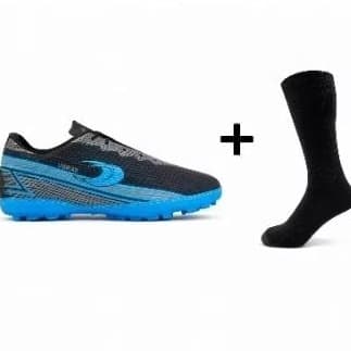 Kit Chuteira Society UBRAX + Meião Adulto Unissex Futebol Society TF