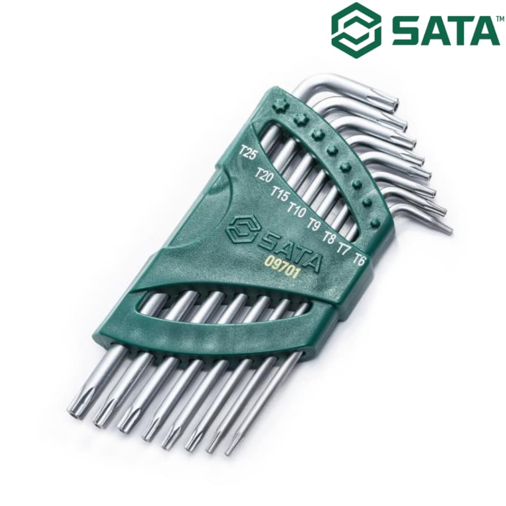 Jogo Chaves Torx® L Extra Longa 8 Peças ST09701 Sata