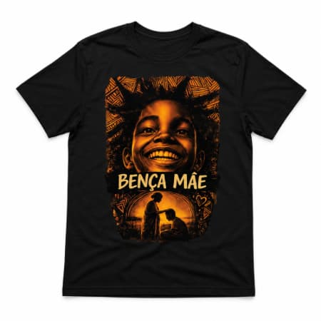 Camiseta Unissex Bença Mãe - Fé, Gratidão e Ancestralidade