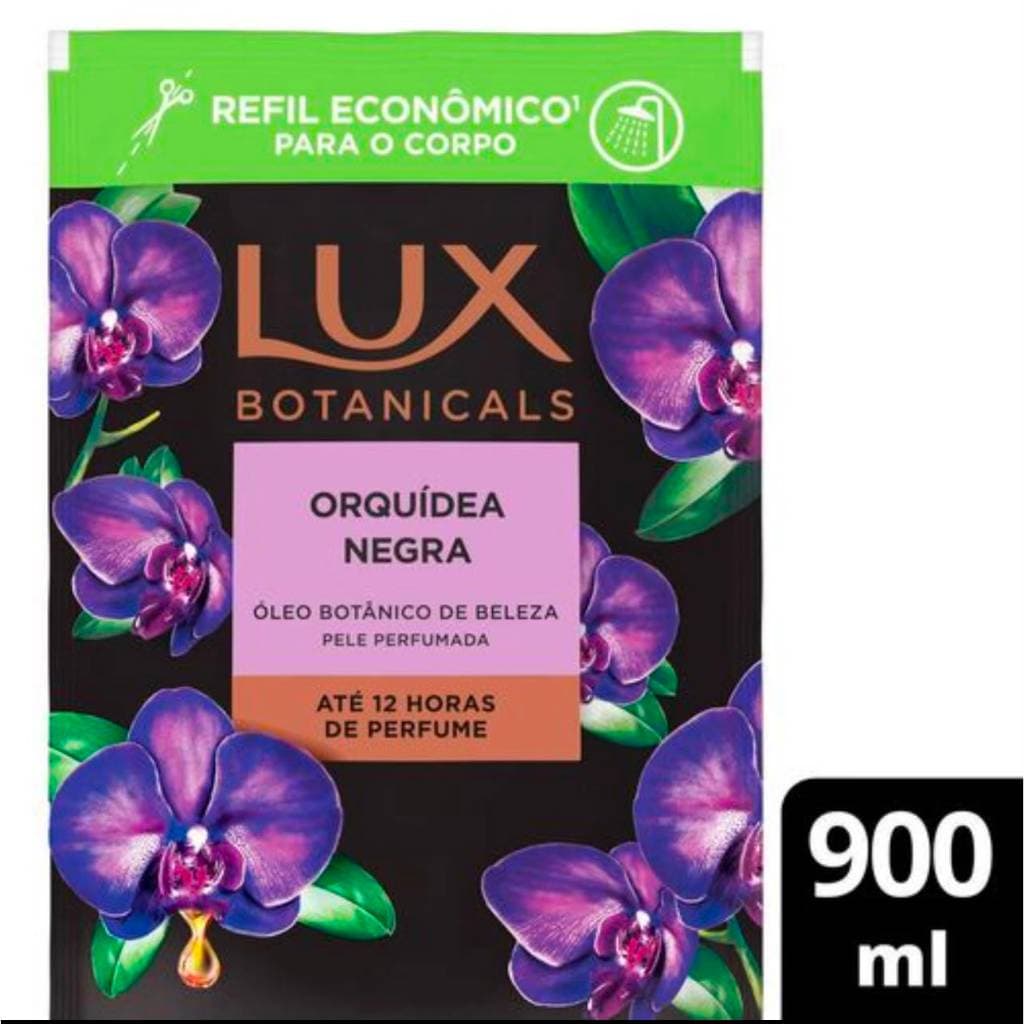 Sabonete Líquido Lux Botanicals Orquídea Negra Refil 900ml