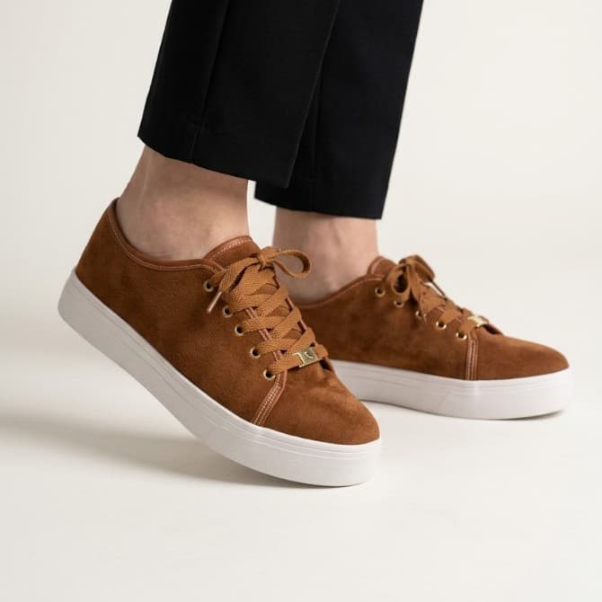 Tênis Feminino Sapatenis Moda Casual Confortável Caminhada Leve Academia