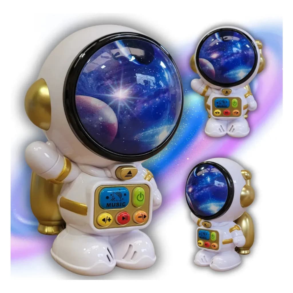 Brinquedo Astronauta Musical Interativo Luz Som E Diversão Astronalta