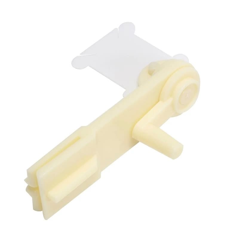 Kit Manivela Enrolador De Linha Meada Ponto Cruz + 30 Plaquinhas