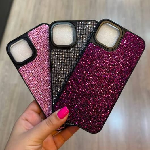 CAPA CAPINHA DE BRILHO IPHONE 13, 14, 16E
