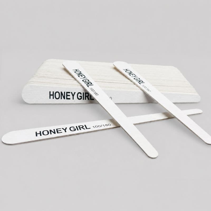 Kit 10 Lixas Honey Girl Gota 100/180 Para Unhas