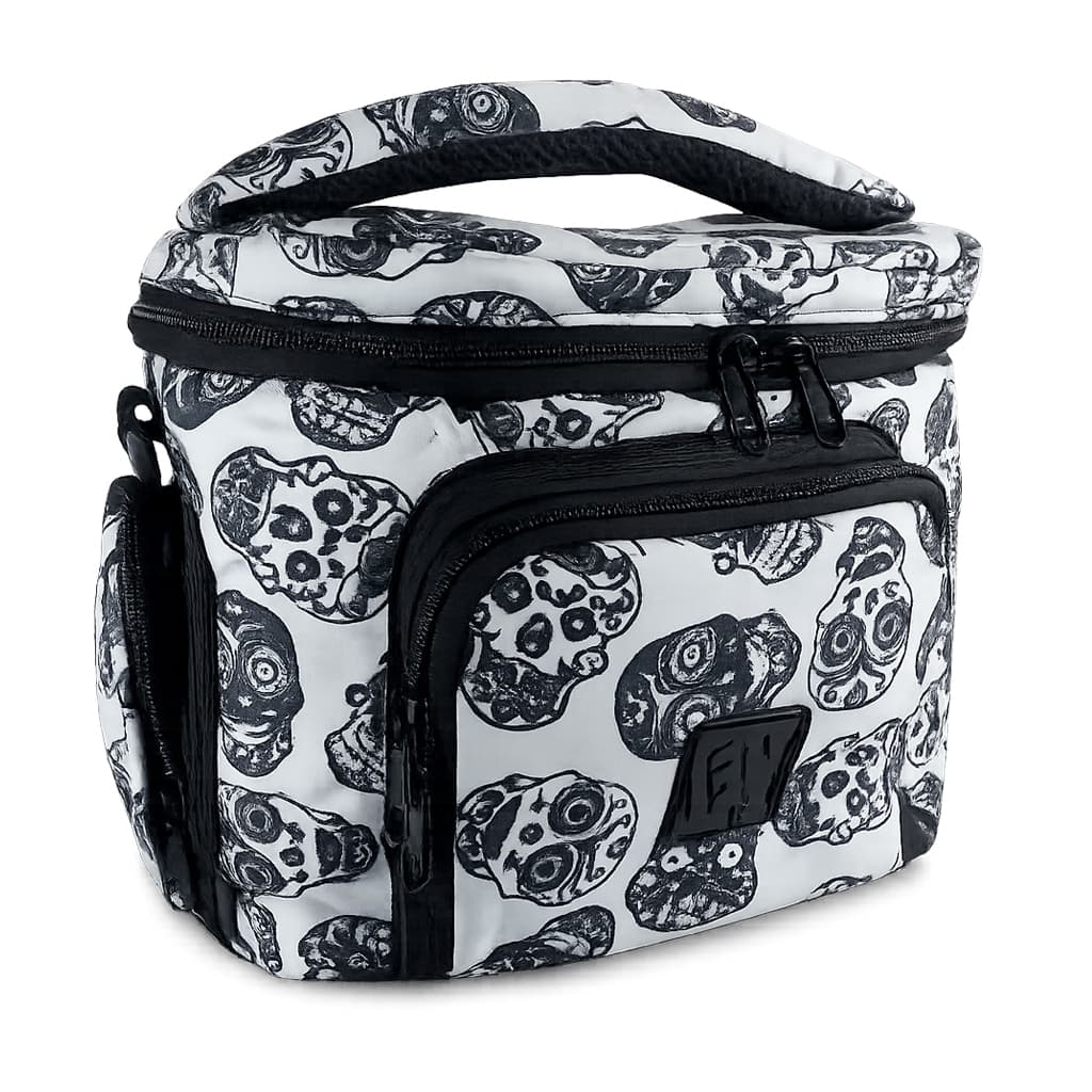Bolsa Térmica Luxo Caveira Academia Viagem Camping Necessaire Lancheira Marmiteira Fitness