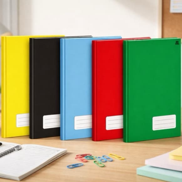 Caderno Escolar Universitário 96 Folhas Capa Dura Anotações Estudo Papel Resistente Reforçado