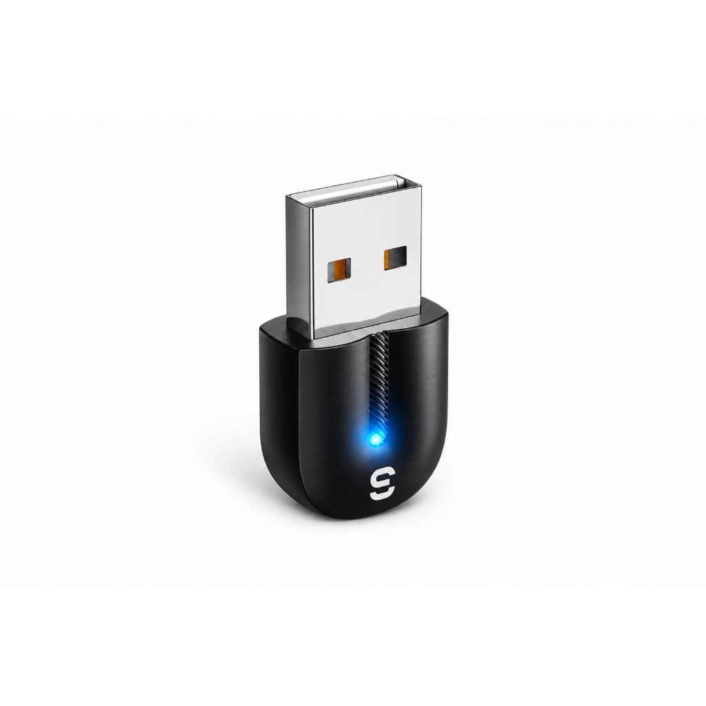 Adaptador Bluetooth 5.3 USB Áudio Sem Fio Plug & Play Alta Qualidade Som Estável