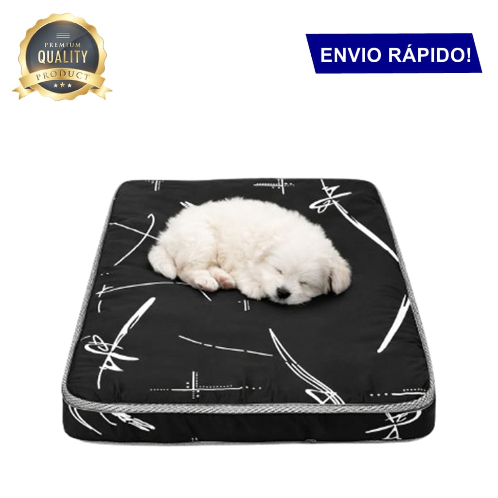 Cama Pet Colchão Para Cachorro Confortável Espuma 75x55x5cm